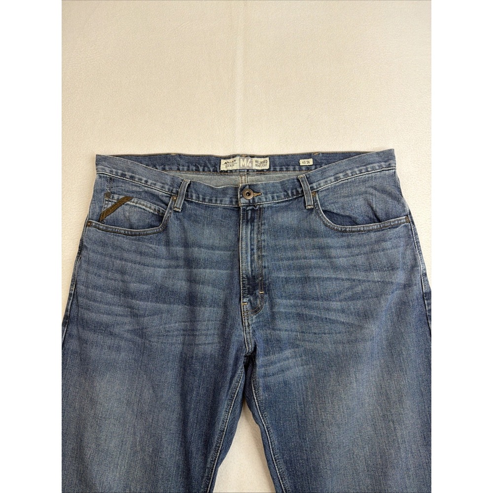 Ariat Legacy M4 Relaxed Boot Cut Jeans Mens 42x36 Denim Washed Cowboy Western